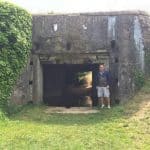 The remains of a bunker near Cape May