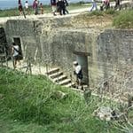 The remains of a bunker near Cape May