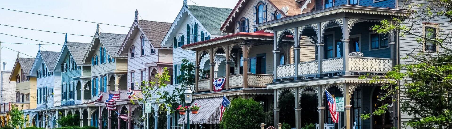 victorian houses and architecture in cape may, nj