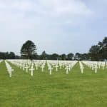 Rows of headstones