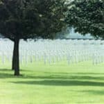 Rows of headstones