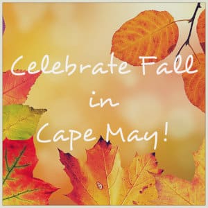 Light yellow background with border of orange, red  and green fall leaves