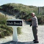 The Utah Beach placard