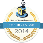 BedandBreakfast.com Top 10 2014 logo