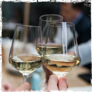 Three glasses of white wine together - image by matthieu-joannon-294645 unsplash.com